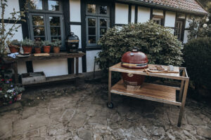 Kamado vor Wetter schützen